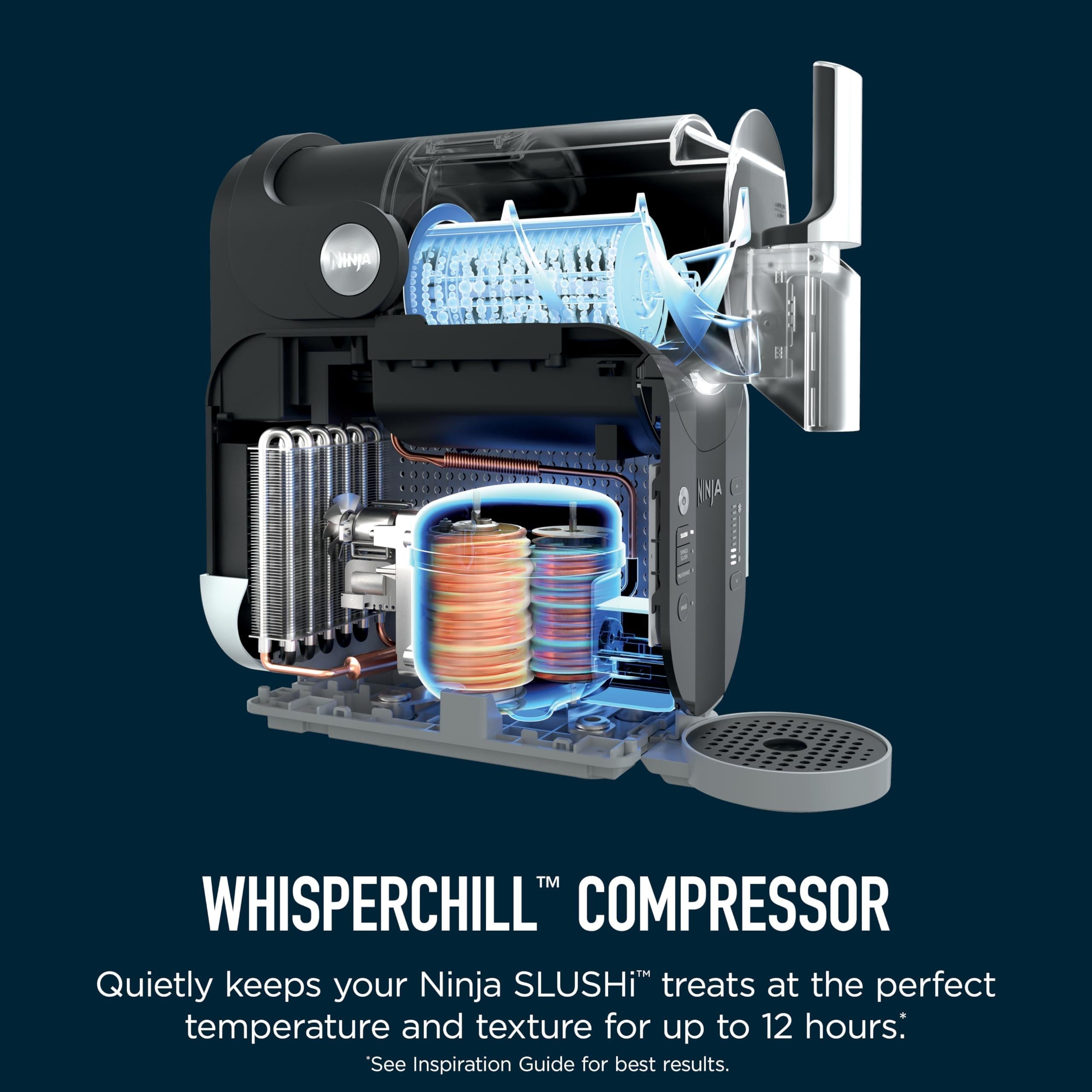 Ninja SLUSHi Professional Frozen Drink Maker, Slushie Machine with RapidChill Technology, 88 oz Capacity, 5 Preset Programs for Margaritas