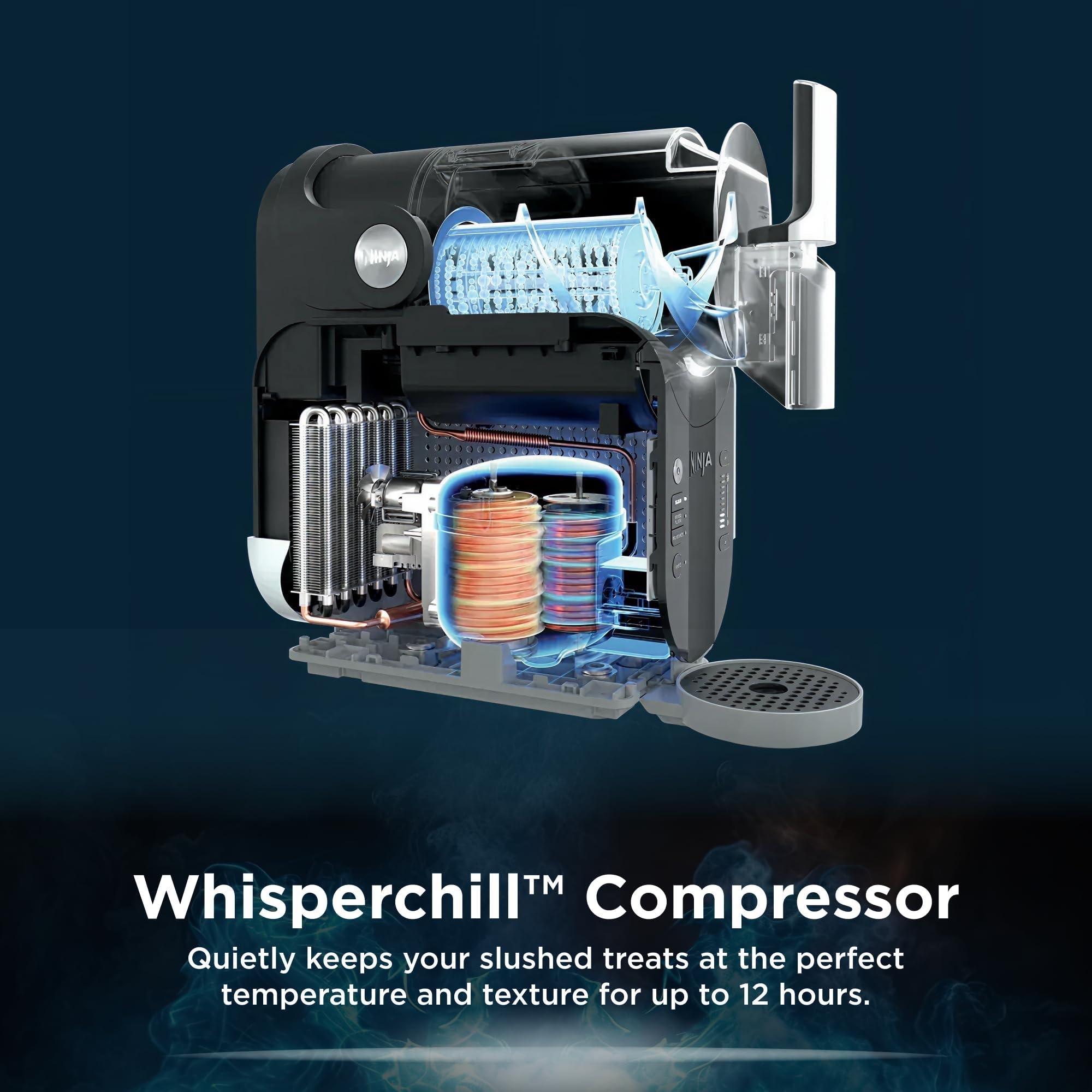 Ninja SLUSHi Professional Frozen Drink Maker, Slushie Machine with RapidChill Technology, 5 Preset Programs for Margaritas