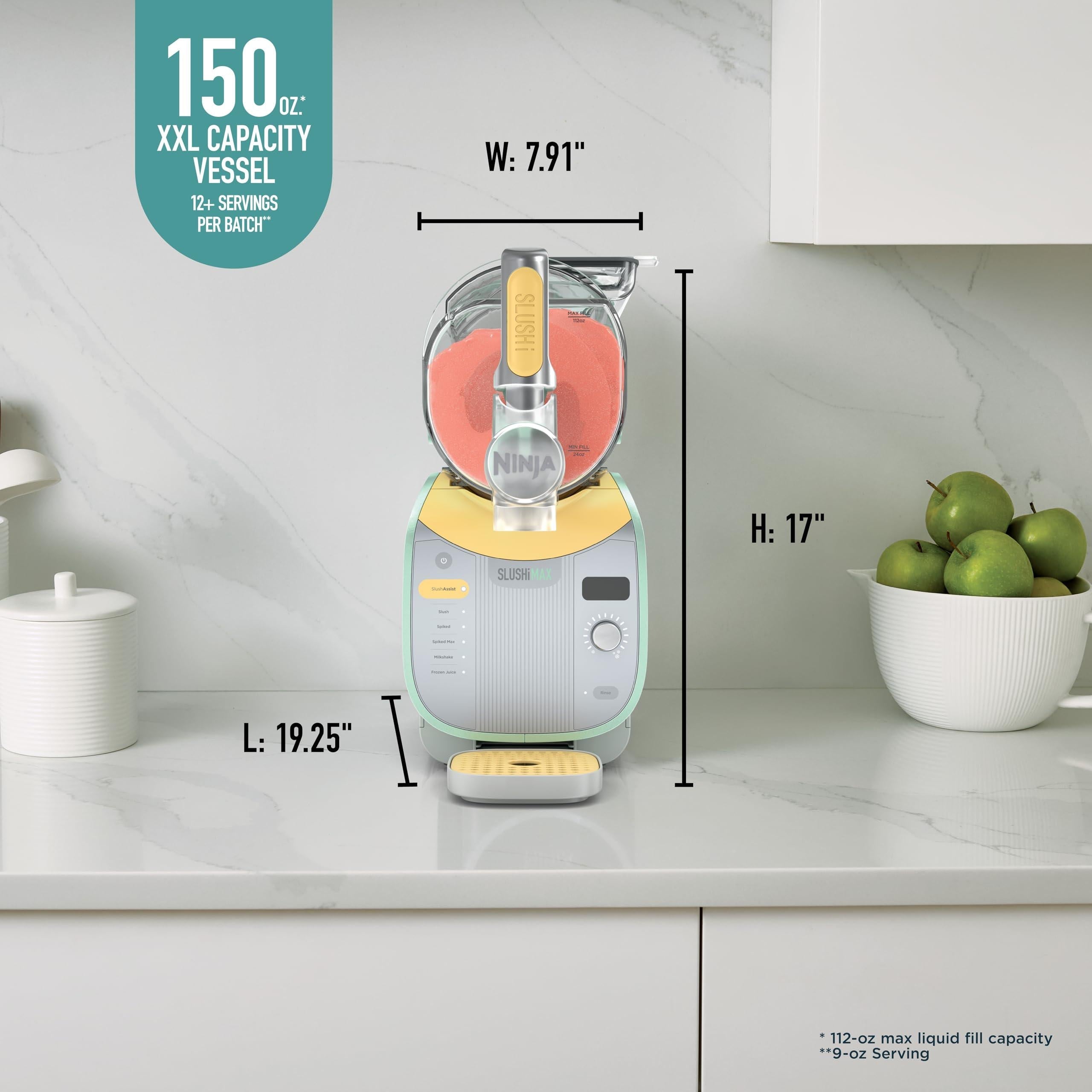 Ninja SLUSHi Max XXL Smart Frozen Drink Maker, 150 oz Party-Size Capacity, No Ice Needed, 6 Preset Programs, Keeps Ideal Temperature Texture