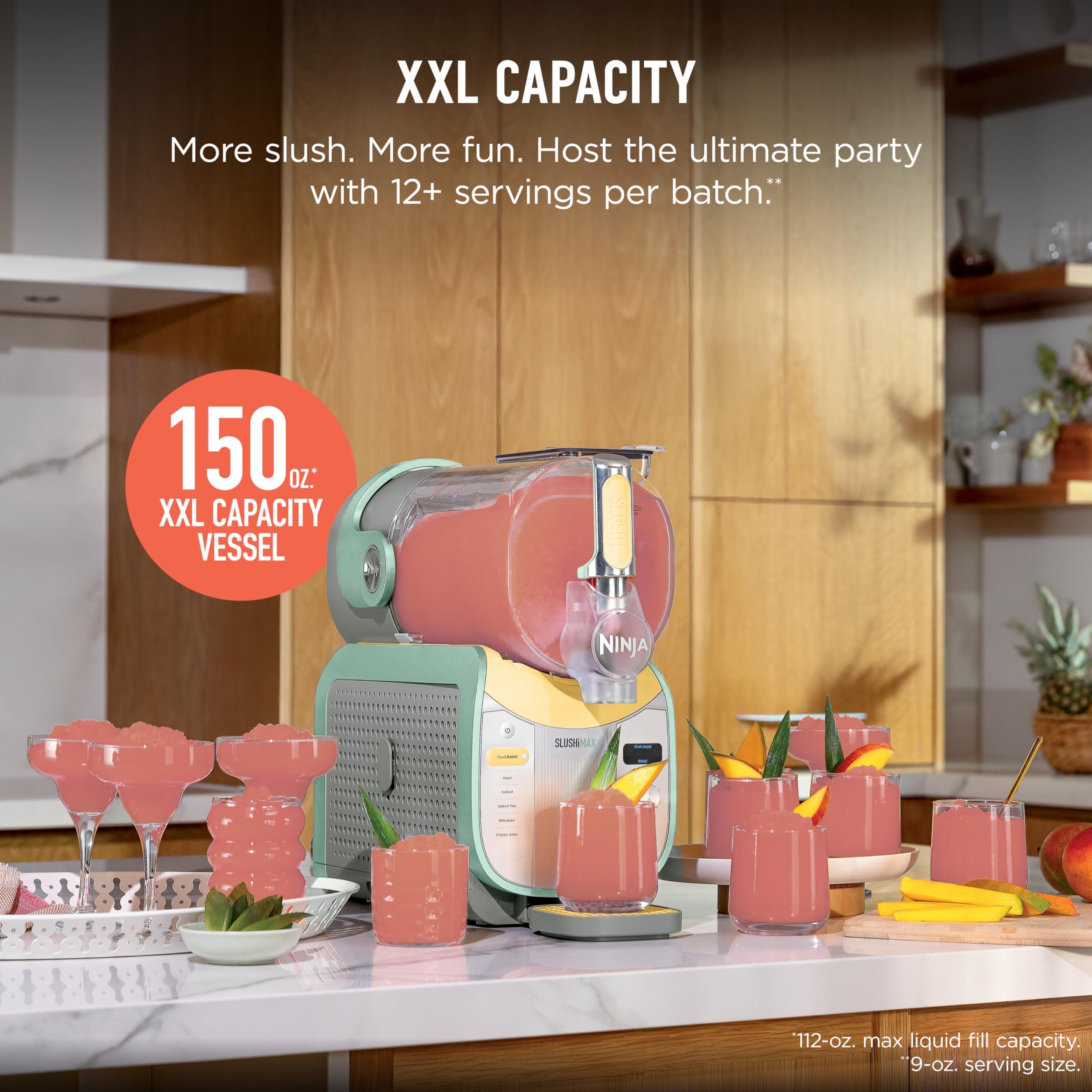 Ninja SLUSHi Max XXL Smart Frozen Drink Maker, 150 oz Party-Size Capacity, No Ice Needed, 6 Preset Programs, Keeps Ideal Temperature Texture