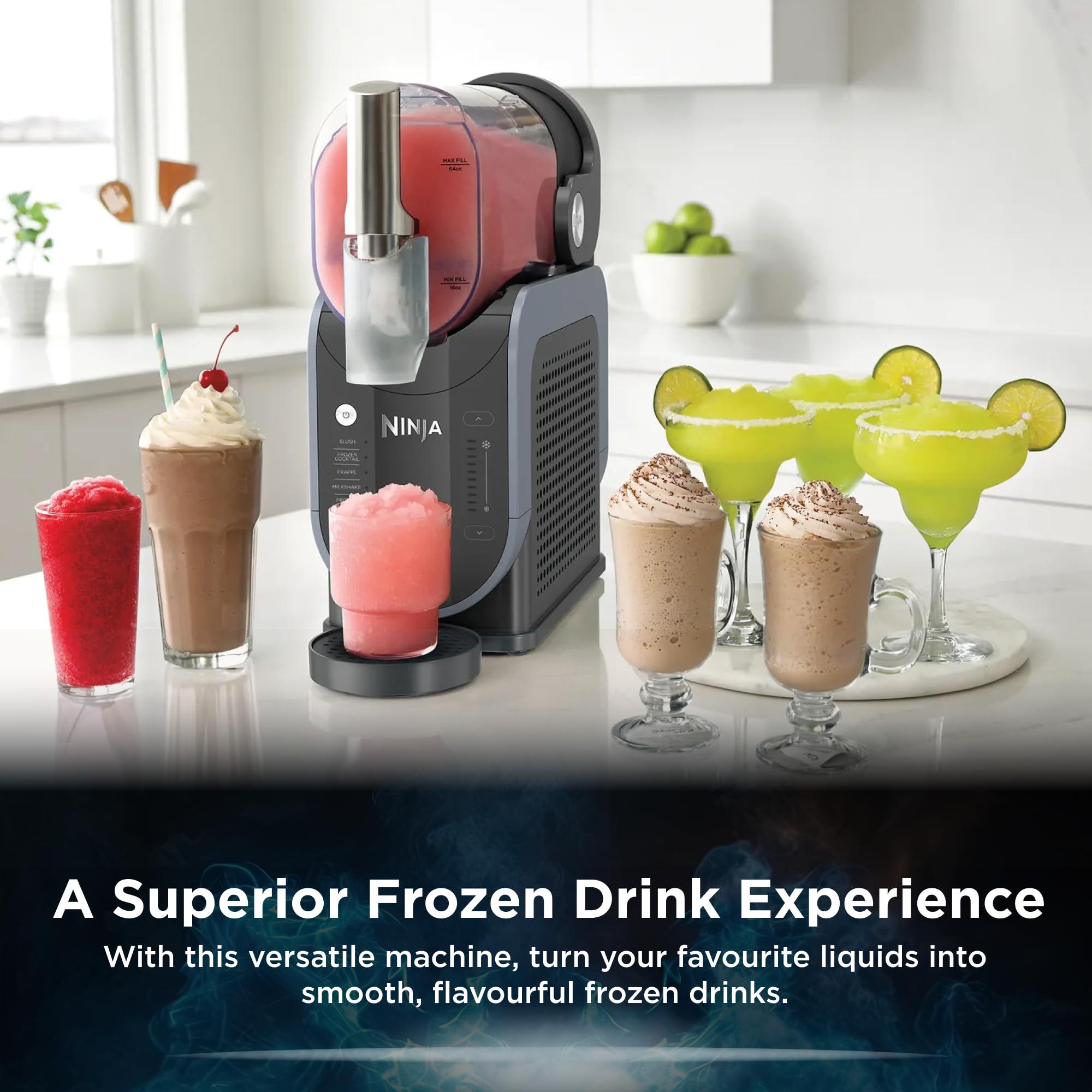 Ninja SLUSHi Professional Frozen Drink Maker, Slushie Machine with RapidChill Technology, 5 Preset Programs for Margaritas