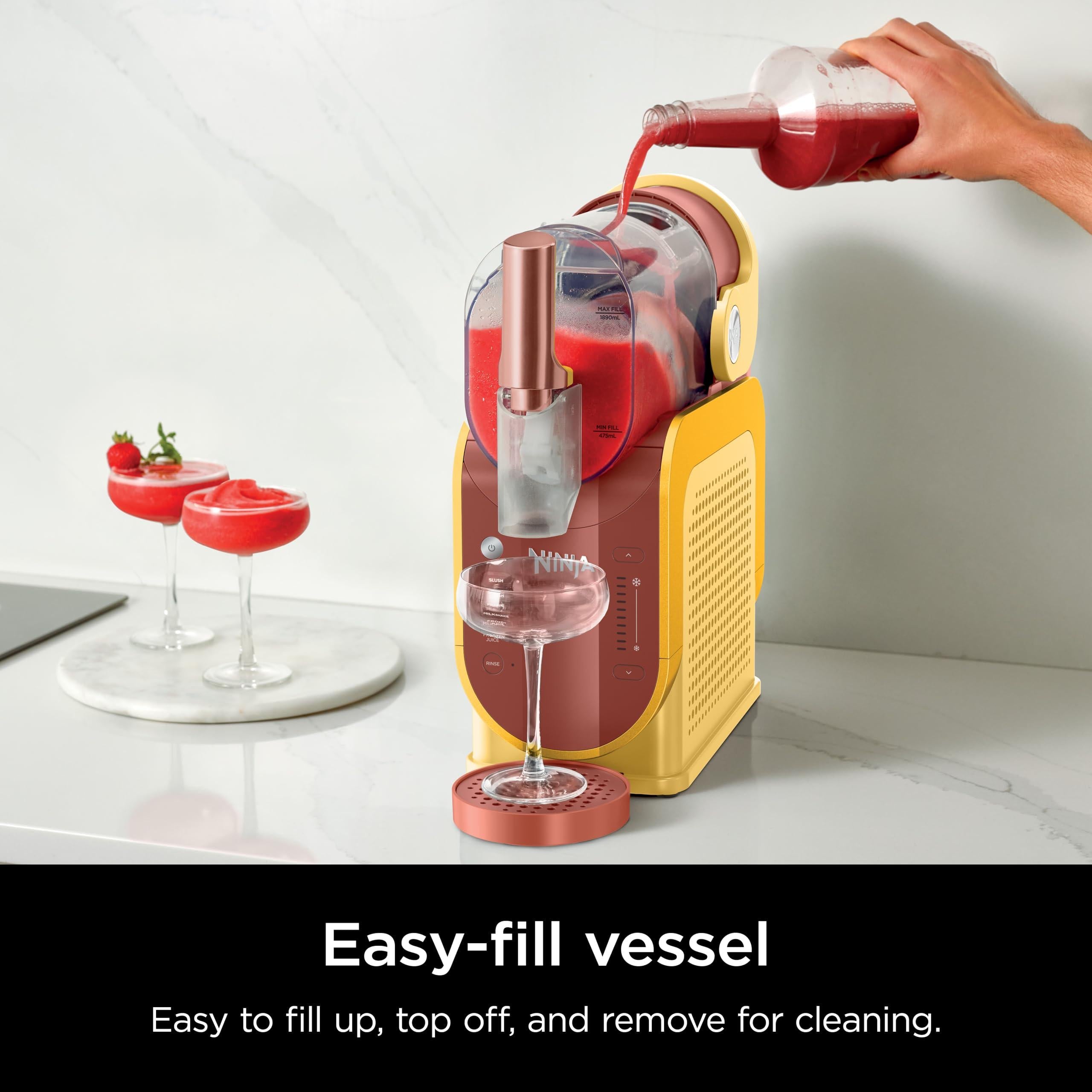 Ninja SLUSHi Professional Frozen Drink Maker, Slushie Machine with RapidChill Technology, 88 oz Capacity, 5 Preset Programs for Margaritas