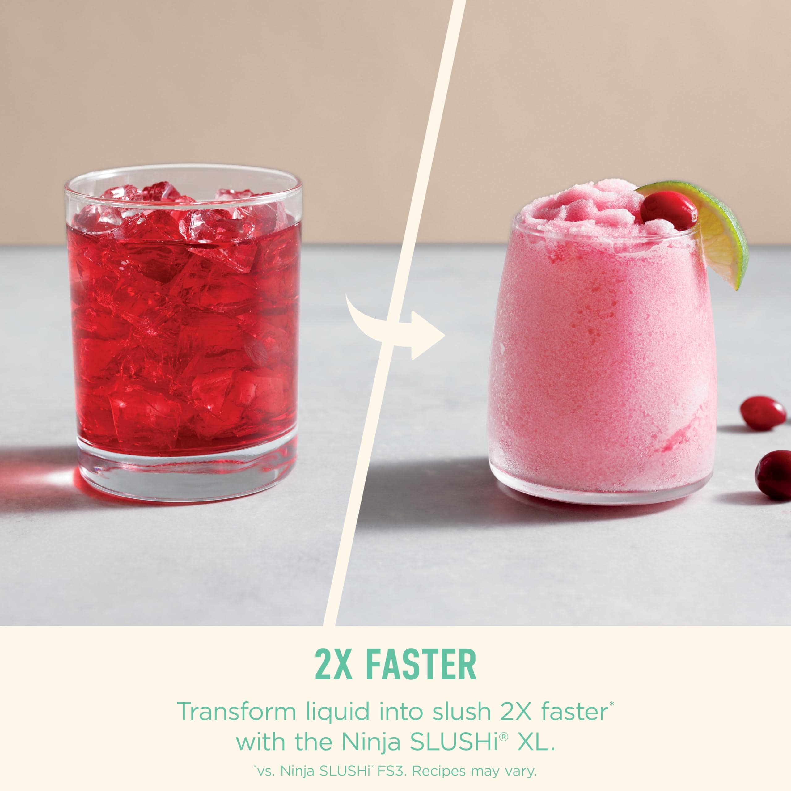 Ninja SLUSHi XL Smart Frozen Drink Maker, Slush Machine with SlushAssist Technology, 150 oz Capacity, Makes Sodas, Margaritas, Frappes