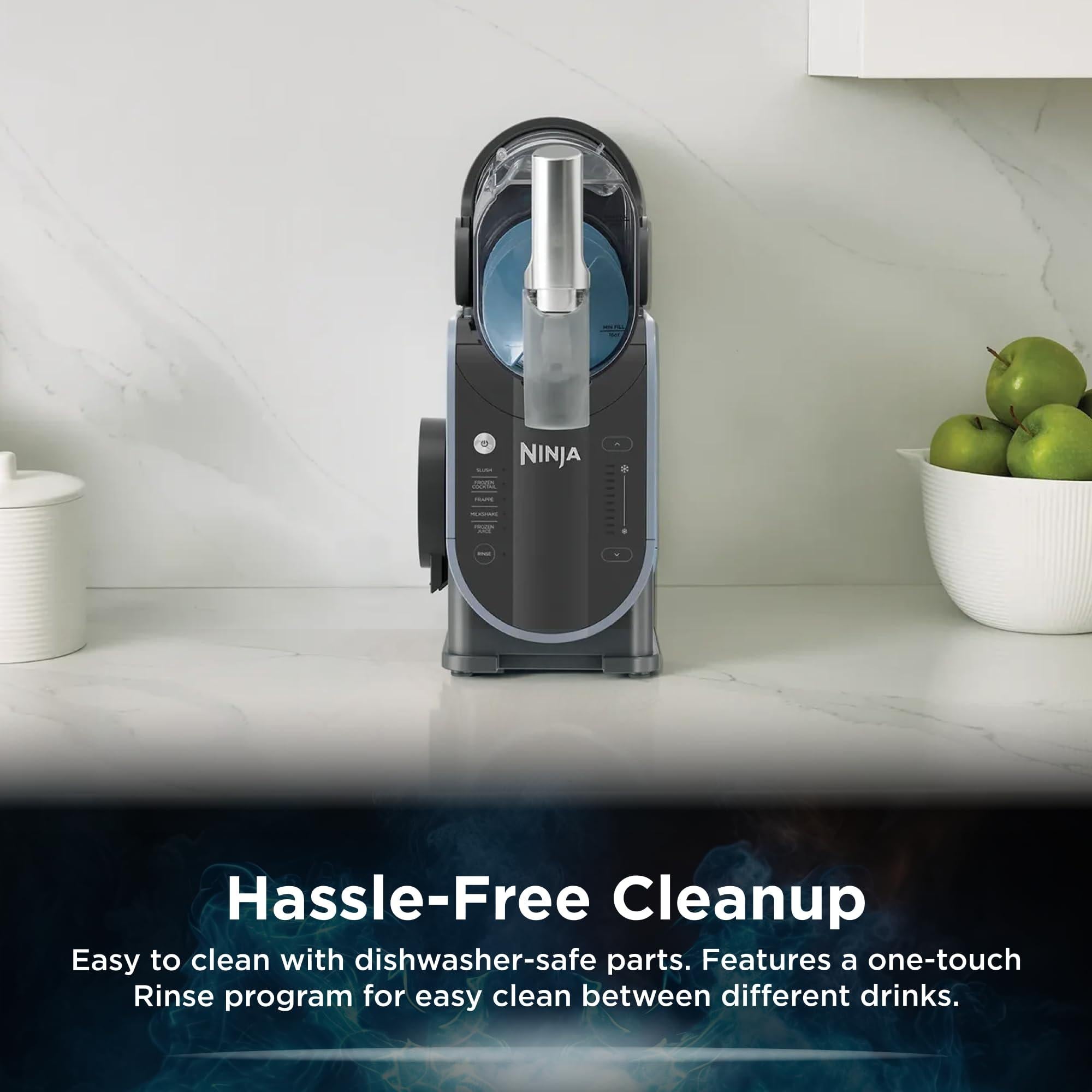 Ninja SLUSHi Professional Frozen Drink Maker, Slushie Machine with RapidChill Technology, 5 Preset Programs for Margaritas